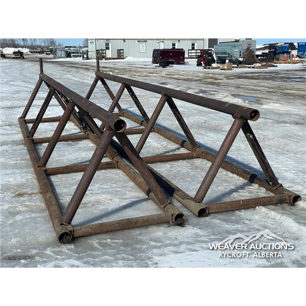 (2) 21 FT. PIPE RACKS