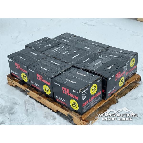 (10) BOXES OF RED LITHIUM GREASE TUBES