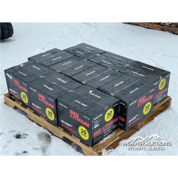 (10) BOXES OF RED LITHIUM GREASE TUBES