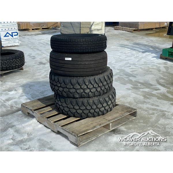 (4) MISC TIRES