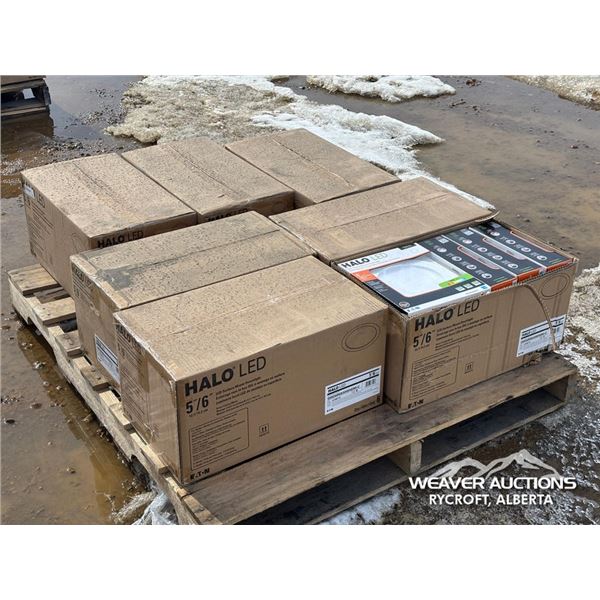 QTY OF 6 IN. HALO LED LIGHTS