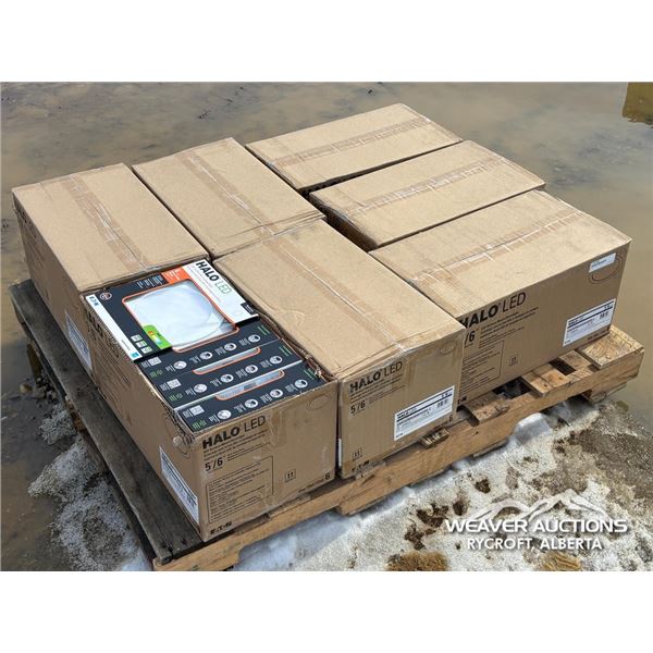 QTY OF 6 IN. HALO LED LIGHTS