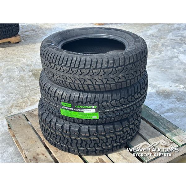 (3) MISC TIRES TO FIT 18 IN. RIM