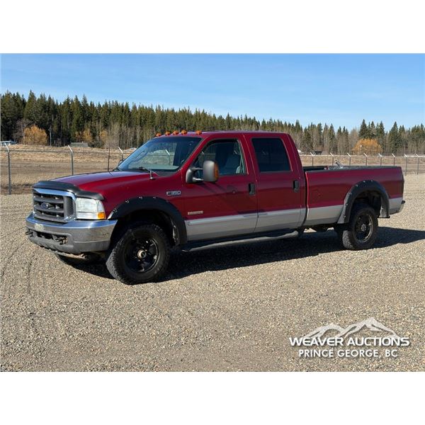 2003 FORD F350 LARIAT CREW CAB PICKUP