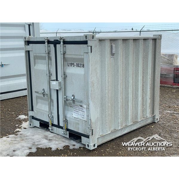 4 FT 10 IN X 5 FT 8 IN SHIPPING CONTAINER