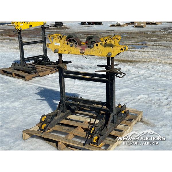 (2) LJ WELDING HD2L-200 PIPE ROLLER STANDS