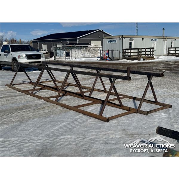 (2) 20 FT. PIPE RACKS