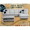 Image 1 : L SHAPE SECTIONAL SOFA W/OTTOMAN