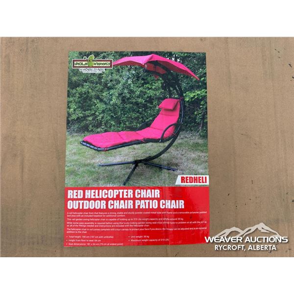 OUTDOOR PATIO HELICOPTER CHAIR