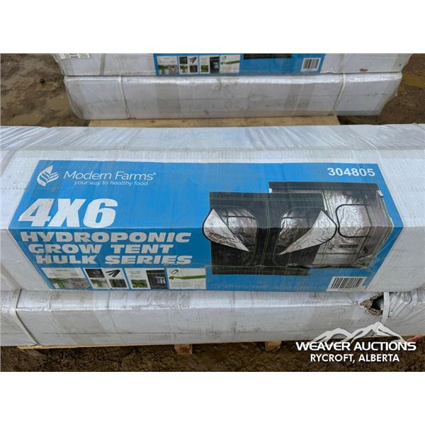 (2) 4 X 6 FT. HYDROPONIC GROW TENT
