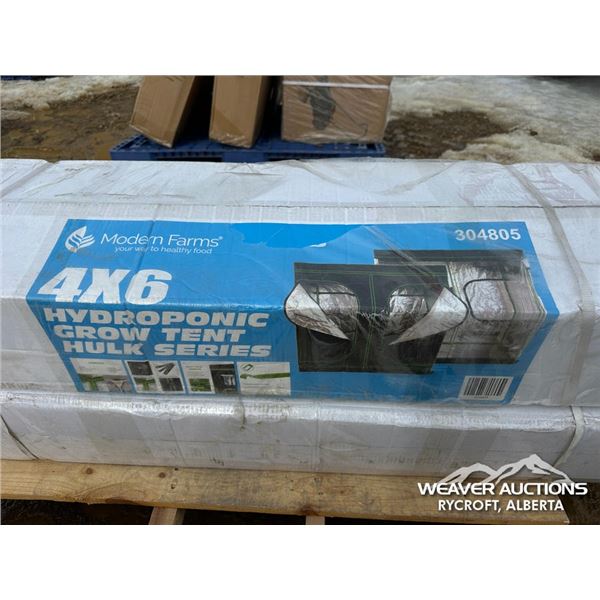 (2) 4 X 6 FT. HYDROPONIC GROW TENTS