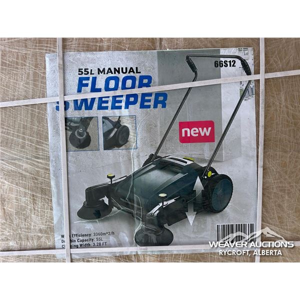 55L MANUAL FLOOR SWEEPER