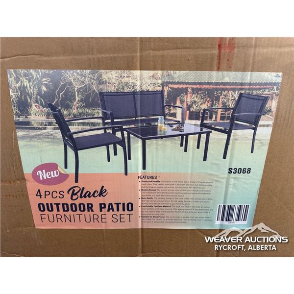 4 PCS OUTDOOR PATIO FURNITURE SET