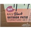Image 4 : 4 PCS OUTDOOR PATIO FURNITURE SET