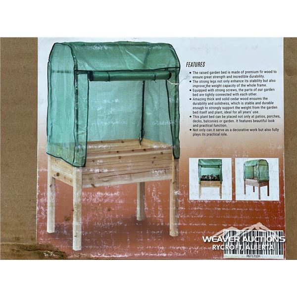 35.5 X 23.5 X 30 IN. RAISED PLANTER GREENHOUSE