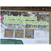 Image 8 : 35.5 X 23.5 X 30 IN. RAISED PLANTER GREENHOUSE