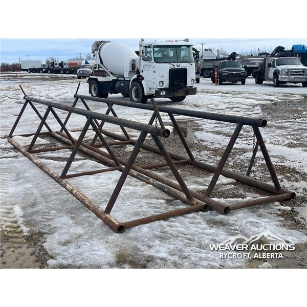 (2) 20 FT. PIPE RACKS