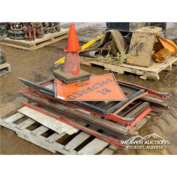 ASSORTED TRAFFIC SIGNS