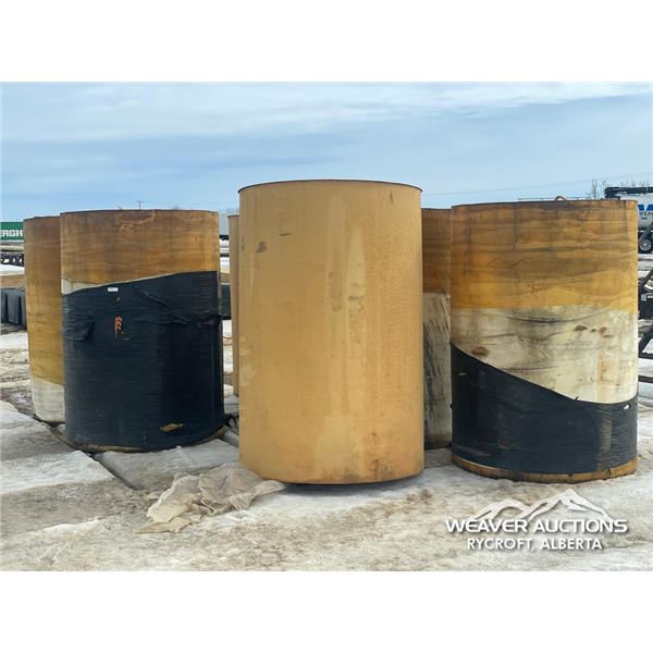 (7) 48 IN. FOAM PIPELINE PIGS