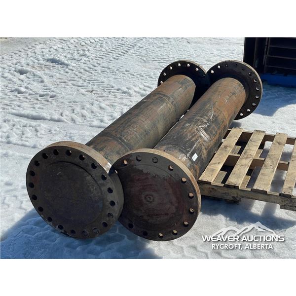 (2) PIPE FLANGES