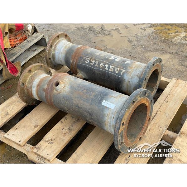 (2) PIPE FLANGES