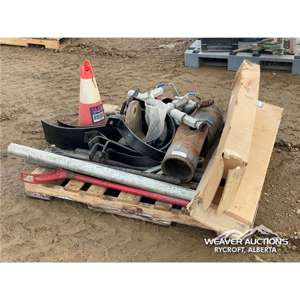 ASSORTED PIPE FLANGES & PARTS