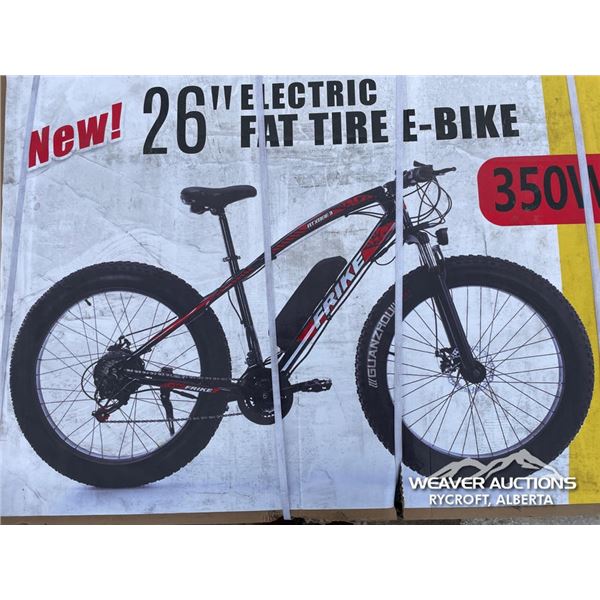 26 IN. FAT TIRE ELECTRIC BIKE