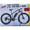 Image 1 : 26 IN. FAT TIRE ELECTRIC BIKE