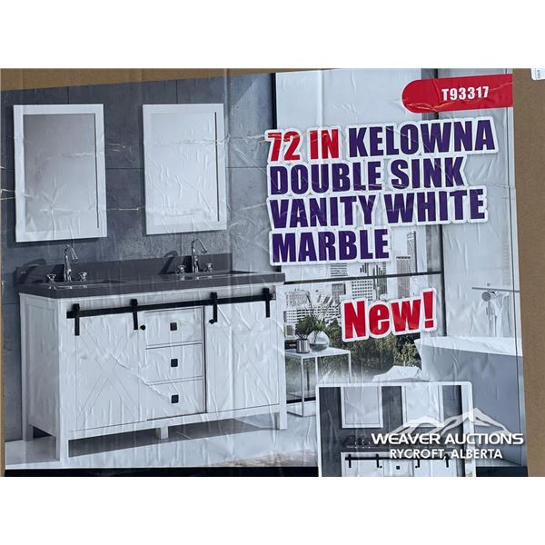 72 IN. KELOWNA DOUBLE SINK VANITY
