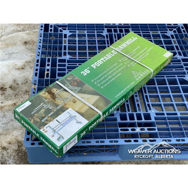 36 IN. PORTABLE SAWMILL