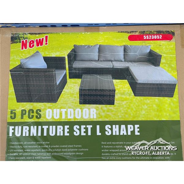 5 PSC OUTDOOR FURNITURE SET