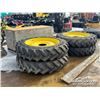 Image 2 : (4) GOODYEAR VF380/90R46 SPRAYER TIRES W/RIMS