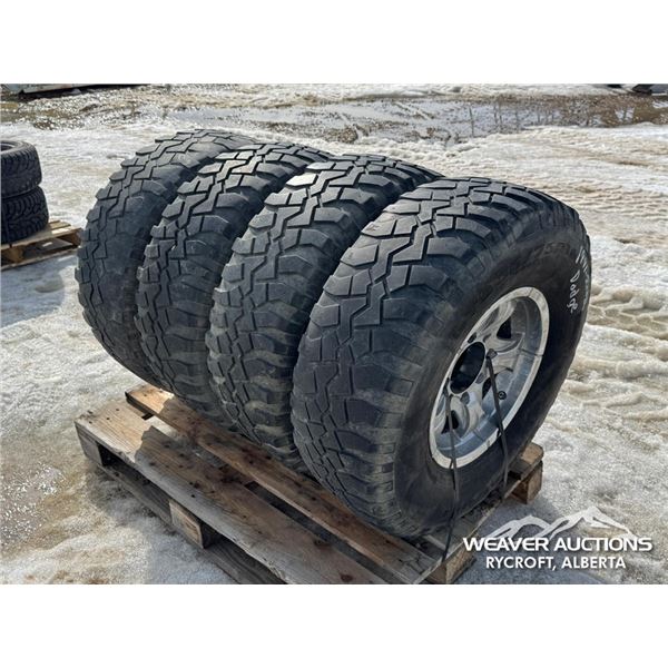 (4) RADIAL RVT LT285/75R16 TIRES & RIMS