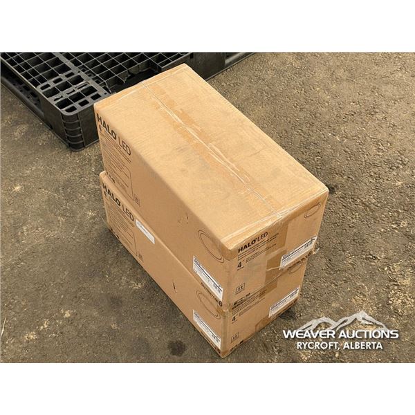 (12) 4 IN. LED SURFACE MOUNT HALO LIGHTS