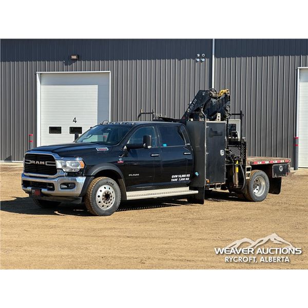 2019 DODGE RAM 5500HD SLT CREW CAB BOOM TRUCK