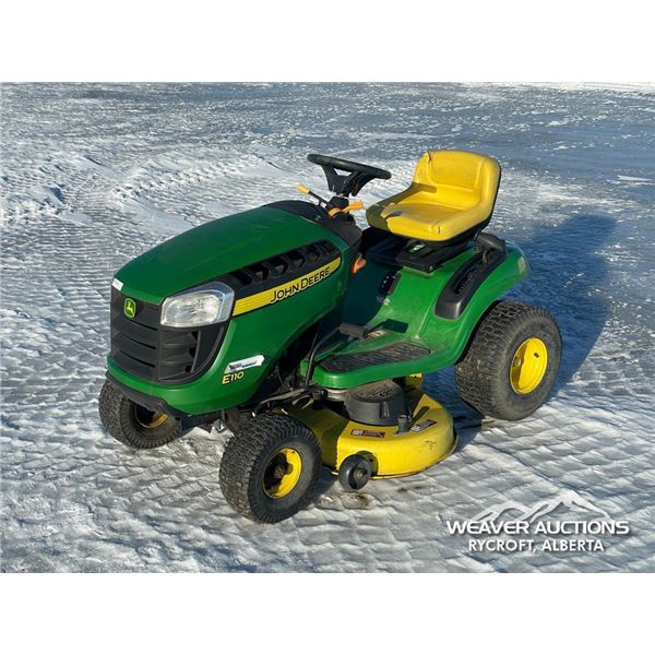 2020 JOHN DEERE E110 LAWN MOWER