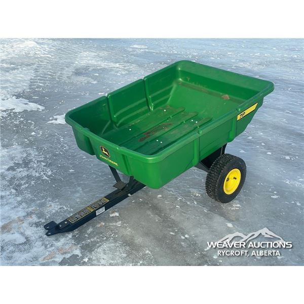 JOHN DEERE LAWN TRACTOR 7P S/A UTILITY CART