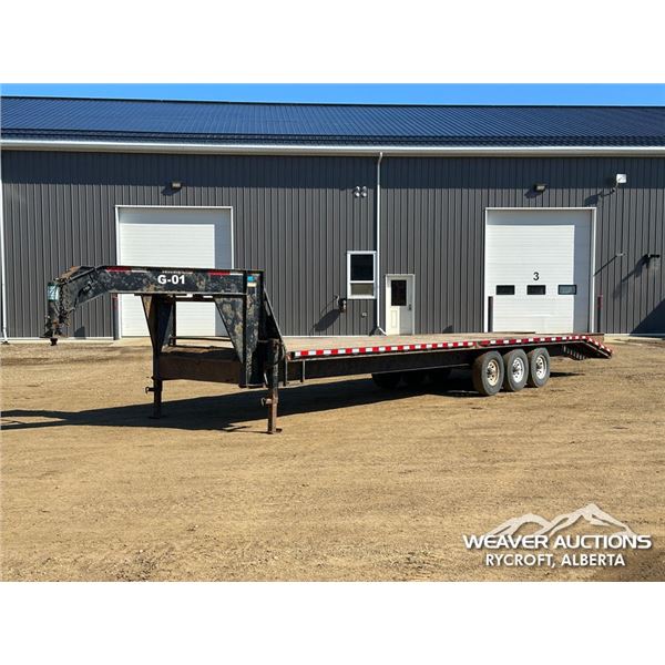2015 ABU 34 FT. 5TH WHEEL TRIDEM EQUIPMENT TRAILER