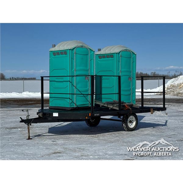 13 FT. S/A  PORTABLE WASHROOM TRAILER