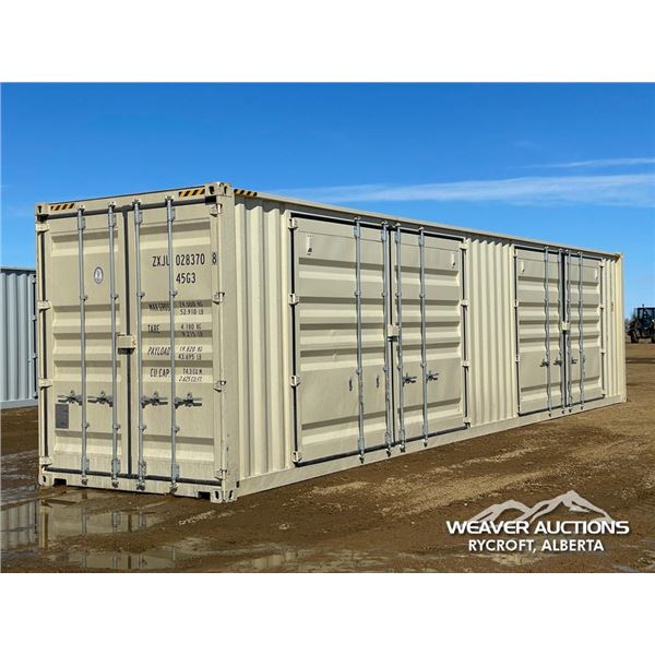2026 8 X 40 FT. MULTIDOOR SHIPPING CONTAINER