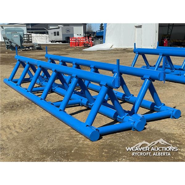(2) 19 FT X 36 IN. PIPE RACKS