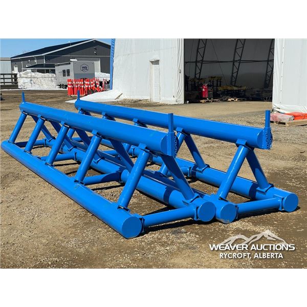 (2) 19 FT X 36 IN. PIPE RACKS