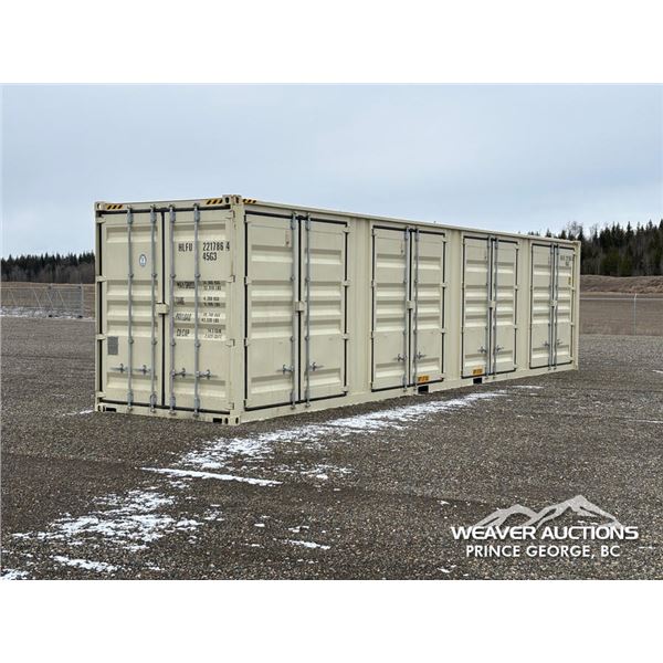 2025 8 X 40 FT. MULTI-DOOR SHIPPING CONTAINER