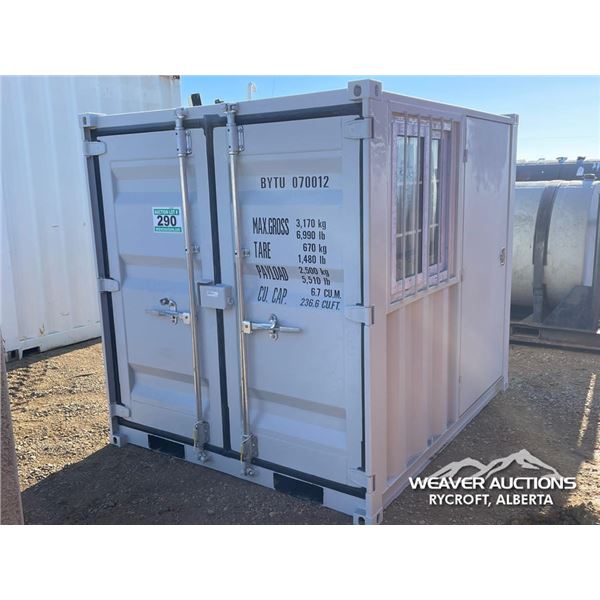 6 FT X 7.5 FT SHIPPING CONTAINER