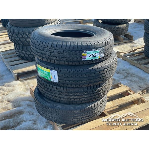 (4) TIRES TO FIT 16 IN. RIM