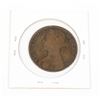 Image 2 : #44 1893 GREAT BRITAIN ONE PENNY COIN VICTORIAN