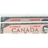 Image 3 : #54  1954 CANADA $2 TWO DOLLAR BILL LOT OF 2