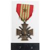 Image 1 : #126 FRENCH 1939 WW2 CROIX DE GUERRE 1ST VERSION