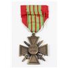 Image 2 : #126 FRENCH 1939 WW2 CROIX DE GUERRE 1ST VERSION