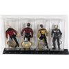 Image 2 : #419 LOT 4 PLAYMATES STAR TREK TNG ACTION FIGURES